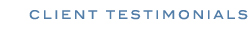 Client Testimonials